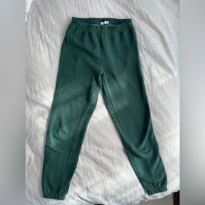 TNA GREEN SWEATPANTS